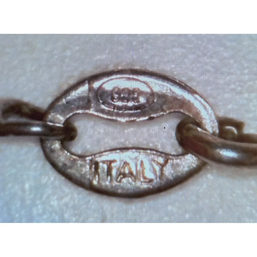 Beautiful Sterling Silver Dolphins Holding Blue‎ Orb Sterling Box Chain 
